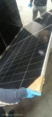Damaged NTYPE Topcon BIF Solar Module